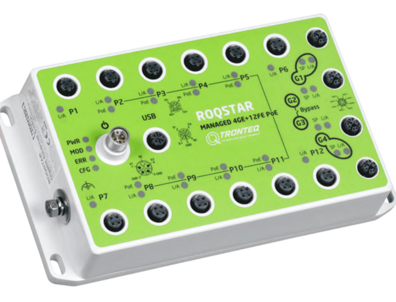 Switch ROQSTAR TRONTEQ 16 ports M12